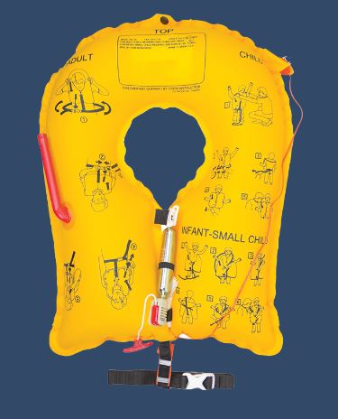 Single-Cell Life Vest: EAM AIC-35 Series - P/N P01400-XXX 5 & 10 years (Commercial) Batch 20